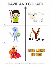 David and Goliath - Preschool and Lower Elementary Handout