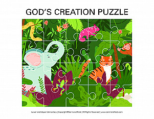God's Creation - Elementary Handout
