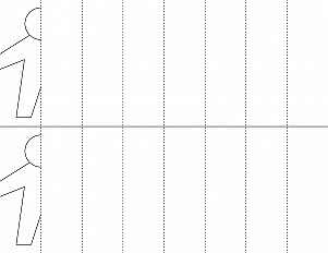 Personas de papel - Preescolar hoja
