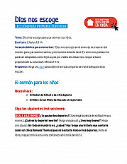 Dios nos escoge - Lección para primaria superior