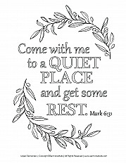 Scripture - Coloring Upper Elementary Handout