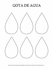 Gota de agua - Primaria superior hoja