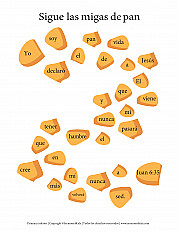 Sigue las migas de pan - Primaria inferior hoja