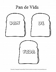 Pan de vida - Preescolar hoja