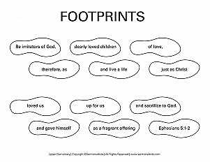 Footprints - Upper Elementary Handout