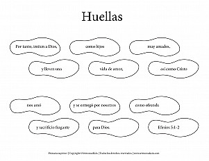 Huellas - Primaria Superior Hoja de activida