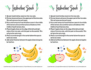 Instruction Snack - Upper Elementary Handout