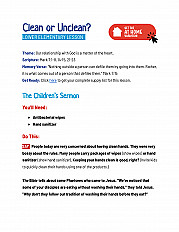 Clean or Unclean? -  LOWER Elementary Lesson.pdf