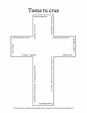 Toma tu cruz - Hoja de actividad