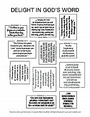 Scripture - Lower Elementary and Preschool Handout