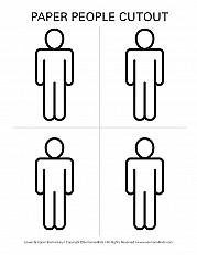 Paper People Cutout