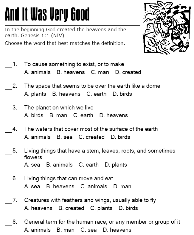 Creation: It Was Very Good