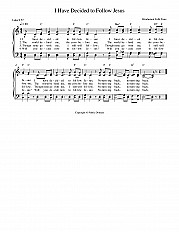 I Have Decided to Follow Jesus