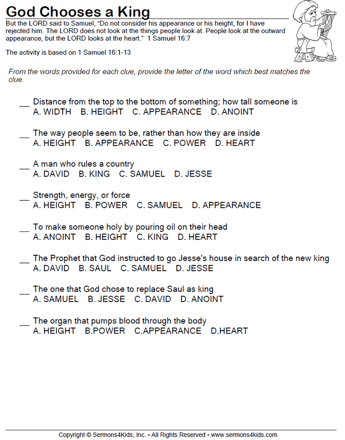 Samuel: God Chooses a King