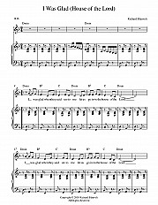 I Was Glad (Blauvelt)