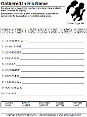 Gathered in His Name