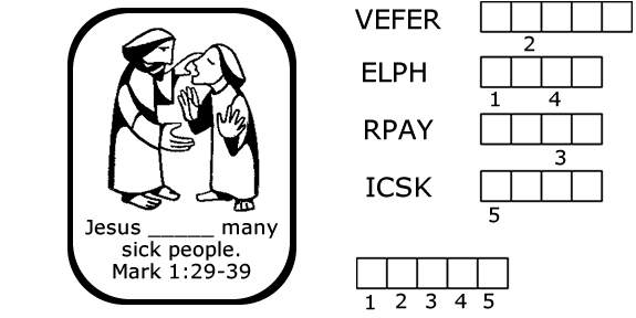 Jesus Heals Many Sick People