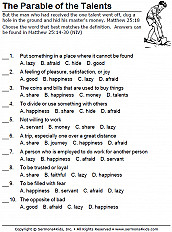 The Parable of the Talents