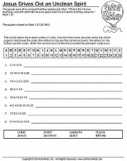 Jesus Drives Out an Unclean Spirit