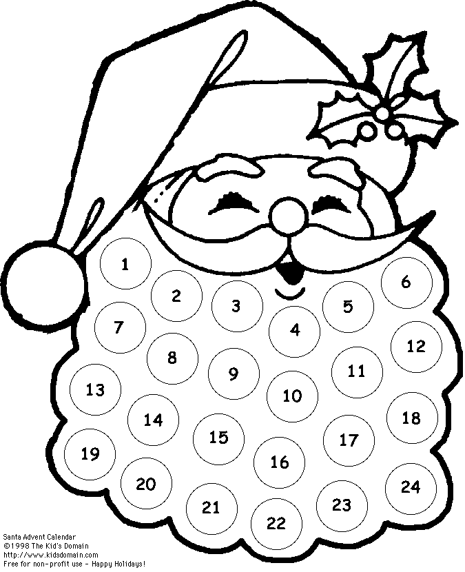Advent Calendar (Santa)