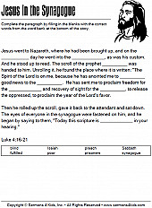 Jesus in the Synagogue