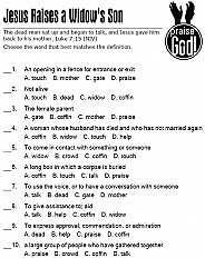 Jesus Raises a Widow's Son
