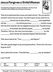 Jesus Forgives a Sinful Woman