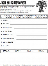 Jesus Sends Out Workers