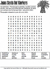 Jesus Sends Out Workers