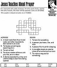 Jesus Teaches About Prayer