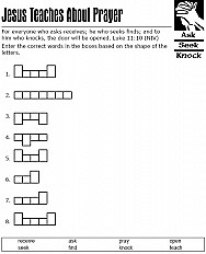 Jesus Teaches About Prayer