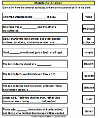 The Pharisee and the Tax Collector