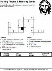 Pointing Fingers & Throwing Stones