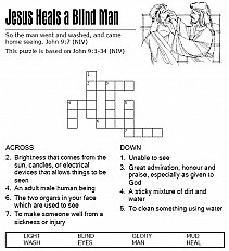 Jesus Heals a Blind Man