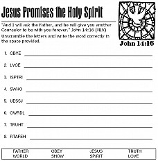 Jesus Promises the Holy Spirit