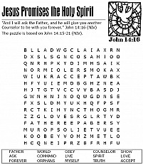 Jesus Promises the Holy Spirit