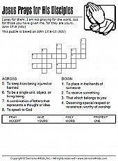 Jesus Prays for His Disciples