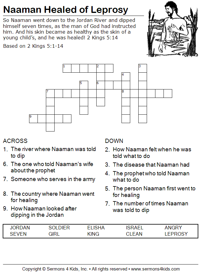 Naaman's Leprosy is Healed