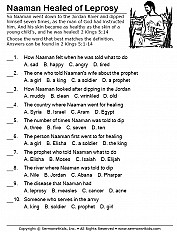 Naaman's Leprosy is Healed