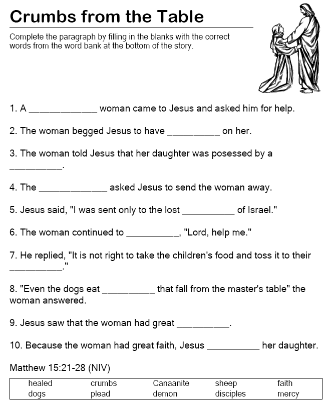 Crumbs from the Table