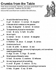 Crumbs from the Table