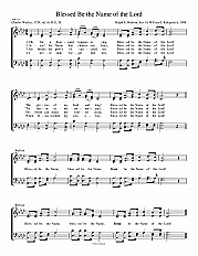 Blessed Be the Name of the Lord