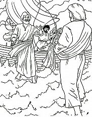 Jesús anda sobre el mar