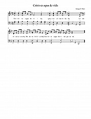 Cristo es agua de vida