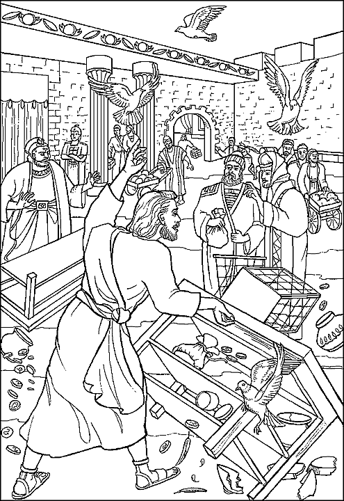 Jesús purifica el templo (ABDA)