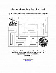 Jesús alimenta a la multitud