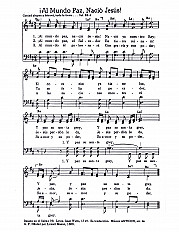 Al Mundo Paz, Nació Jesús