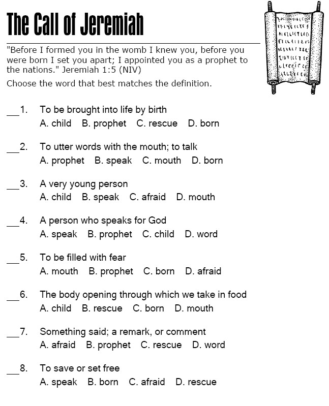Llamamiento de Jeremías
