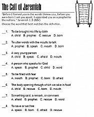 Llamamiento de Jeremías
