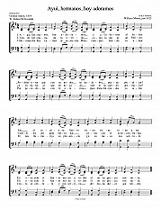 Aquí, hermanos, hoy adoramos